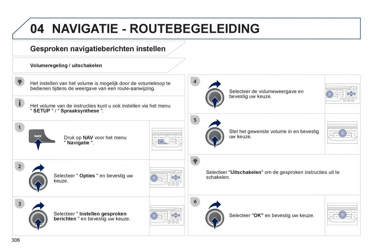 Peugeot 3008 Hybrid handleiding / page 308