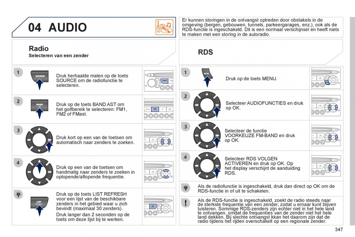 Peugeot 3008 Hybrid handleiding / page 349