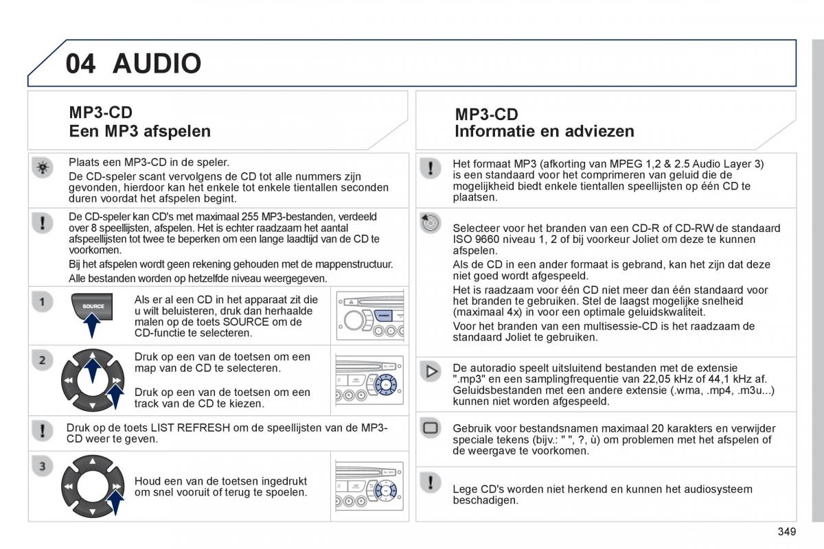 Peugeot 3008 Hybrid handleiding / page 351