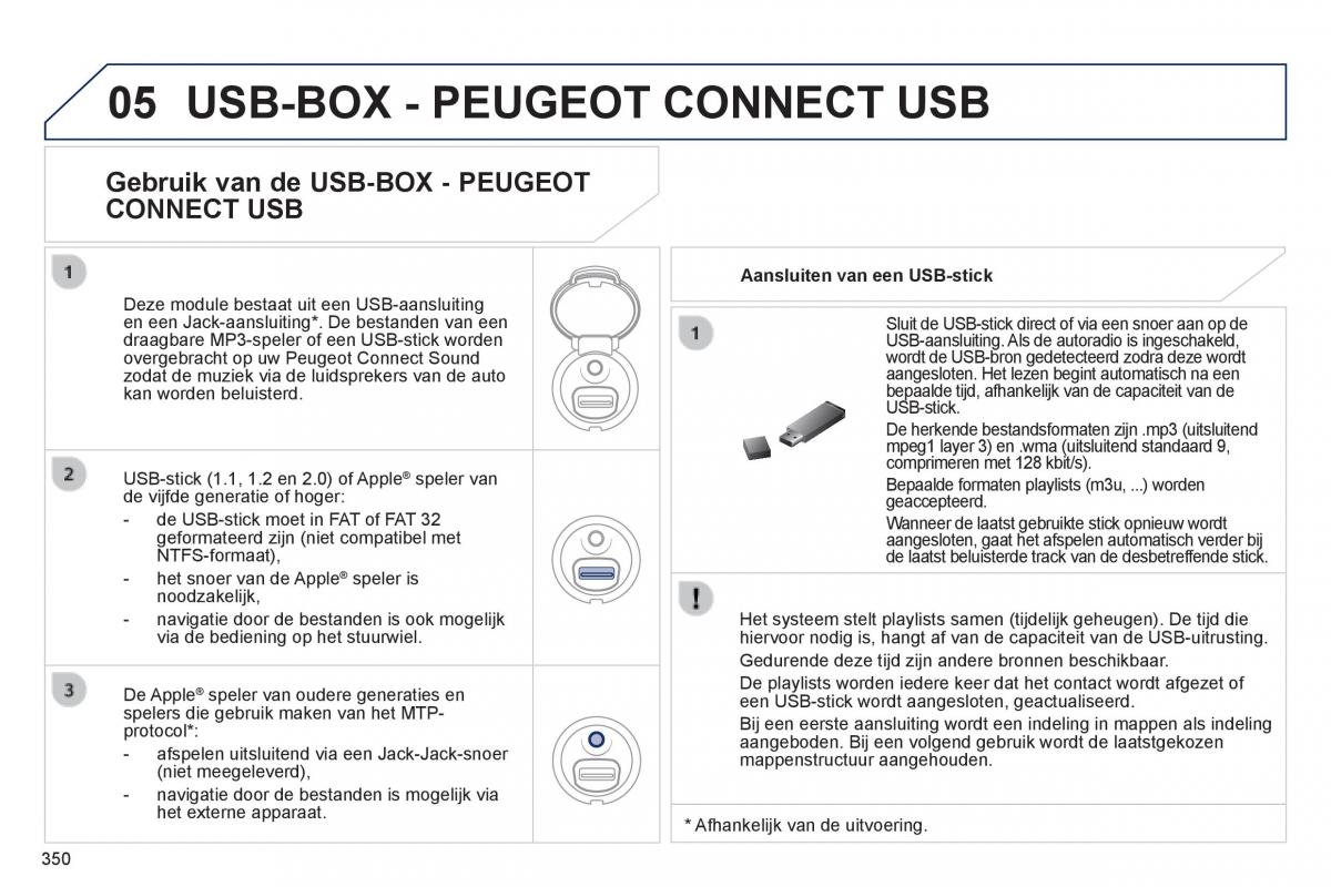 Peugeot 3008 Hybrid handleiding / page 352