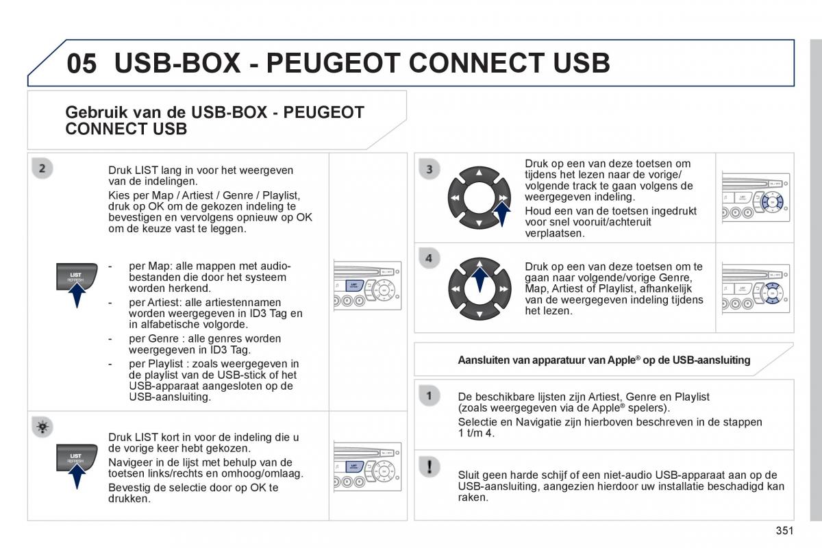 Peugeot 3008 Hybrid handleiding / page 353