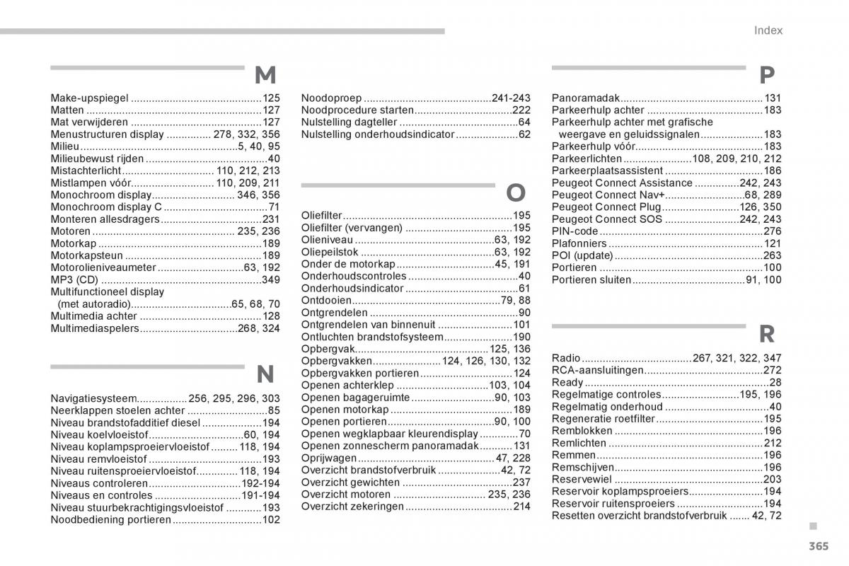 Peugeot 3008 Hybrid handleiding / page 367