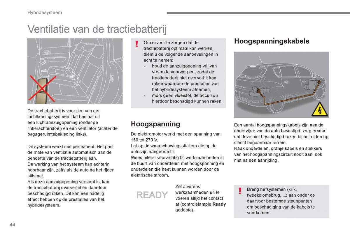 Peugeot 3008 Hybrid handleiding / page 46