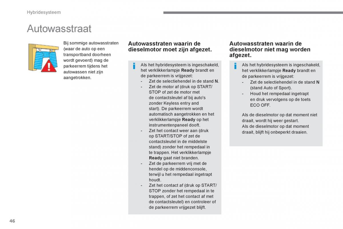 Peugeot 3008 Hybrid handleiding / page 48