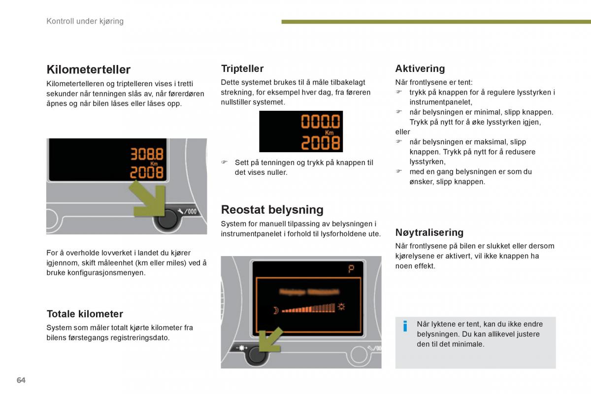 Peugeot 3008 Hybrid bruksanvisningen / page 66