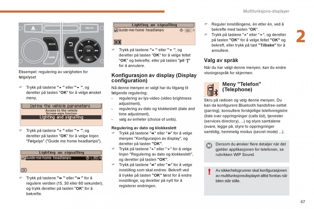 Peugeot 3008 Hybrid bruksanvisningen / page 69