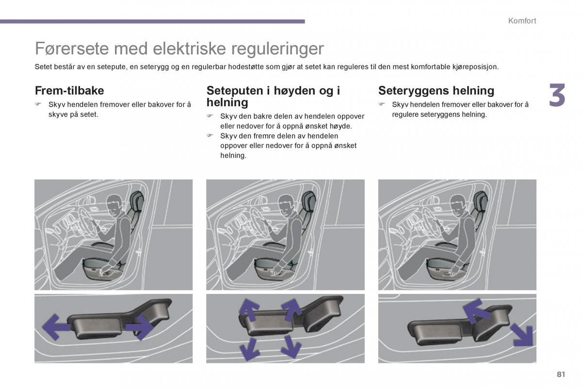 Peugeot 3008 Hybrid bruksanvisningen / page 83