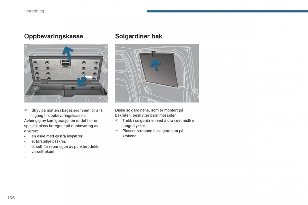 Peugeot 3008 Hybrid bruksanvisningen / page 138