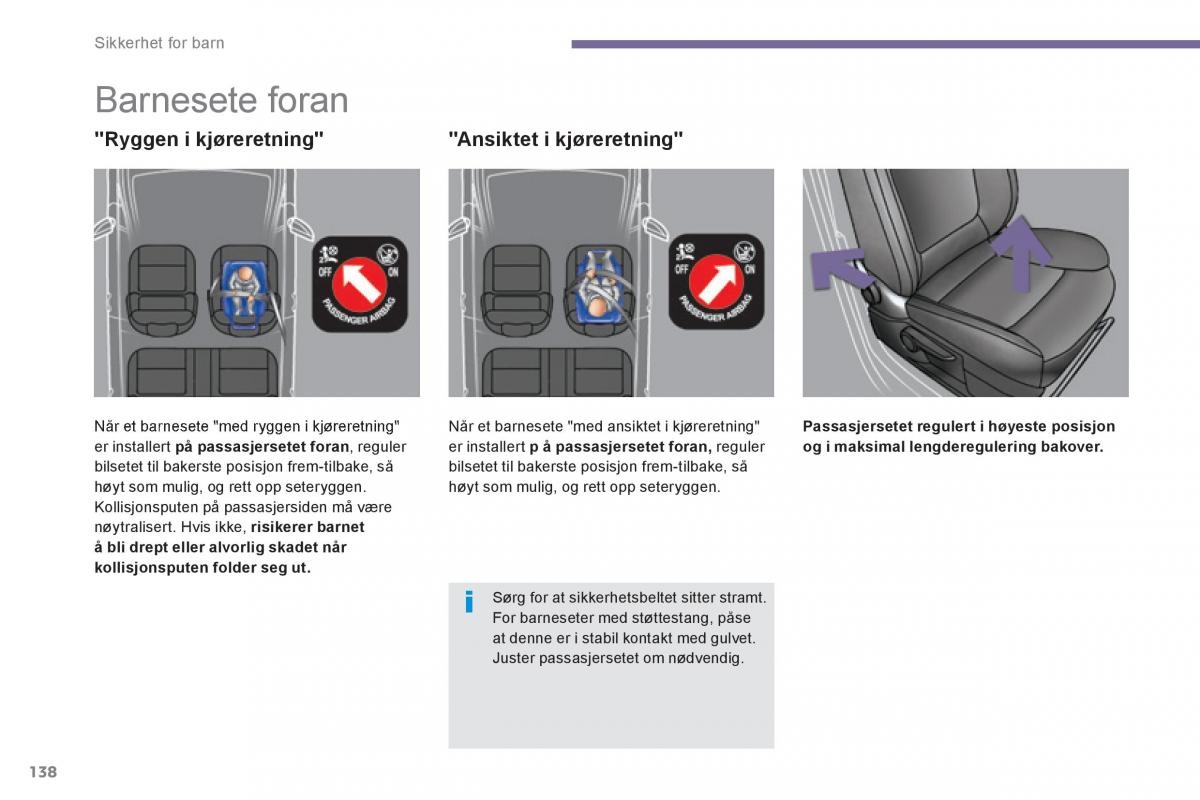 Peugeot 3008 Hybrid bruksanvisningen / page 140