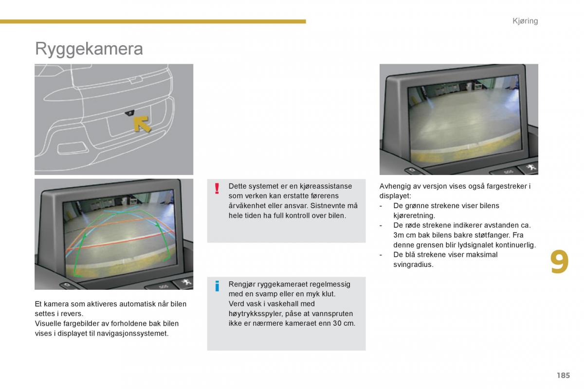 Peugeot 3008 Hybrid bruksanvisningen / page 187