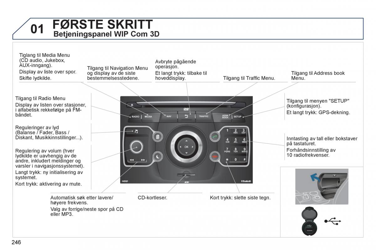 Peugeot 3008 Hybrid bruksanvisningen / page 248