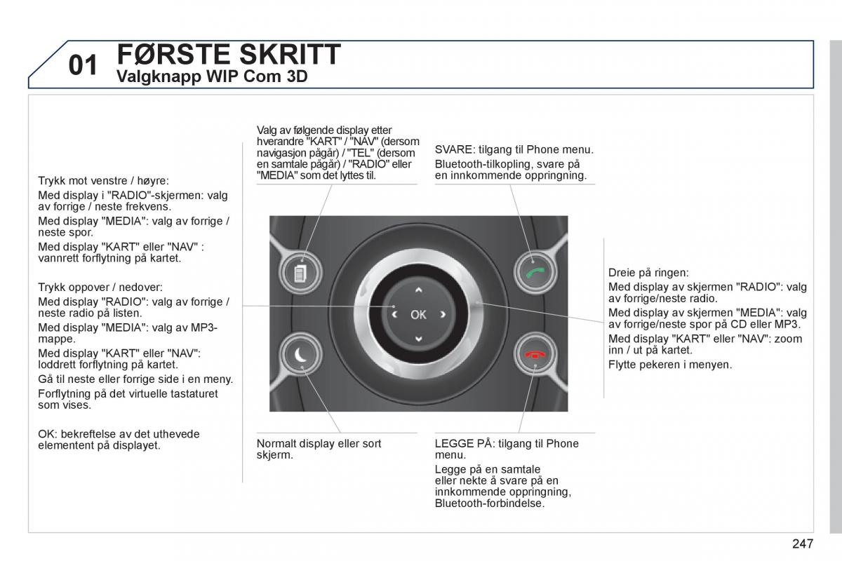 Peugeot 3008 Hybrid bruksanvisningen / page 249