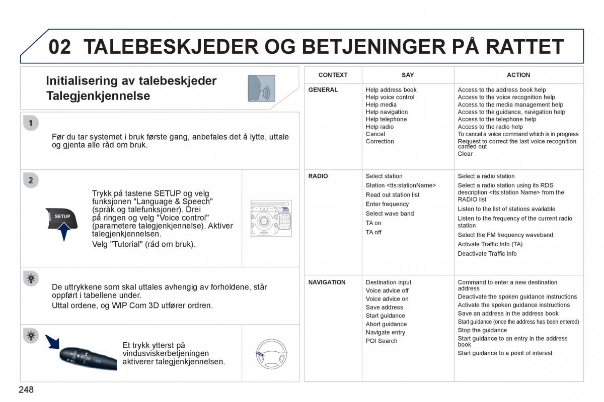 Peugeot 3008 Hybrid bruksanvisningen / page 250