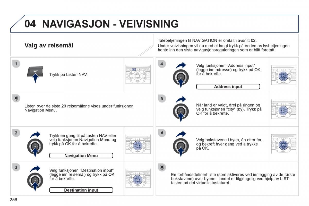 Peugeot 3008 Hybrid bruksanvisningen / page 258