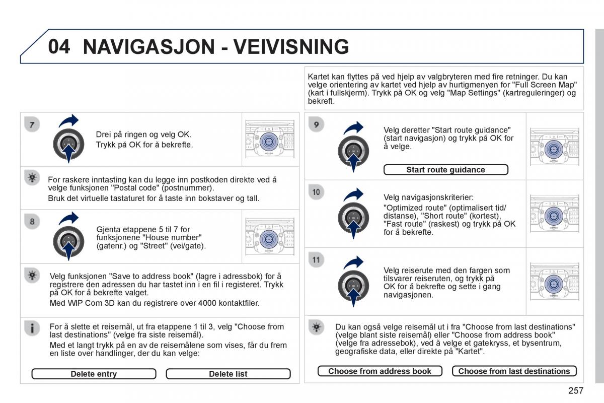 Peugeot 3008 Hybrid bruksanvisningen / page 259