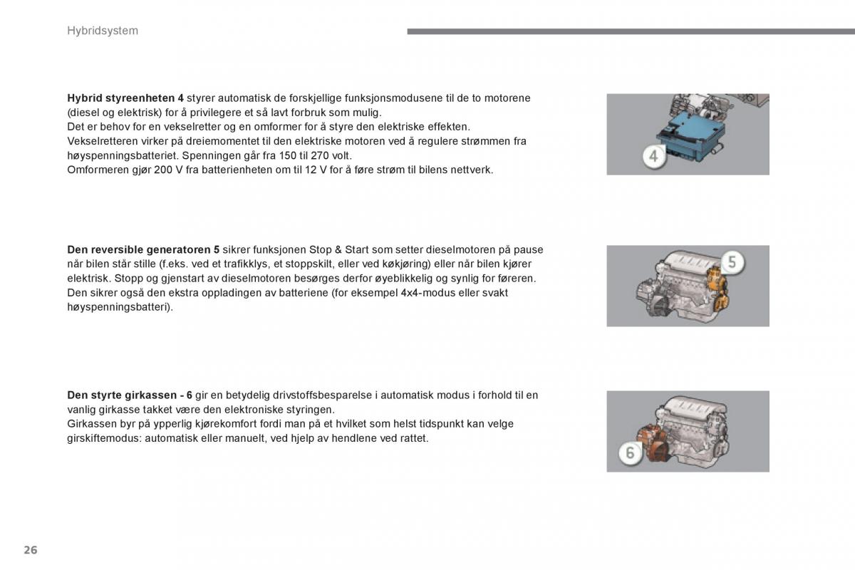 Peugeot 3008 Hybrid bruksanvisningen / page 28