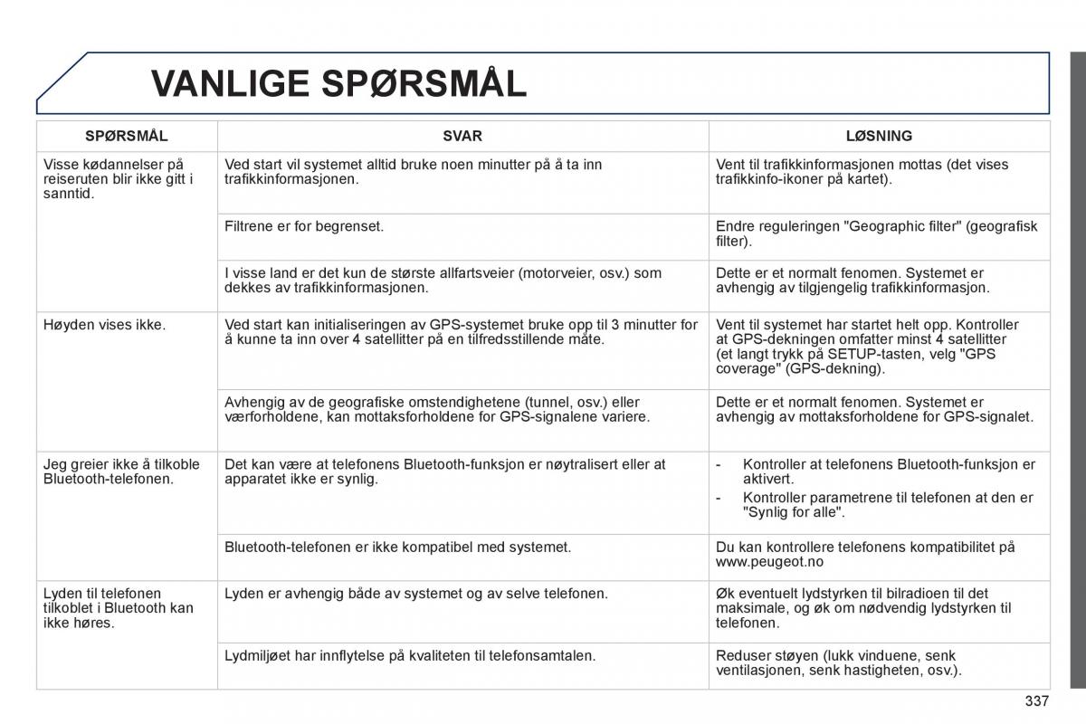 Peugeot 3008 Hybrid bruksanvisningen / page 339