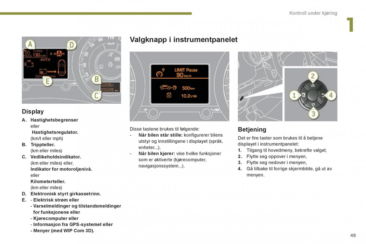 Peugeot 3008 Hybrid bruksanvisningen / page 51