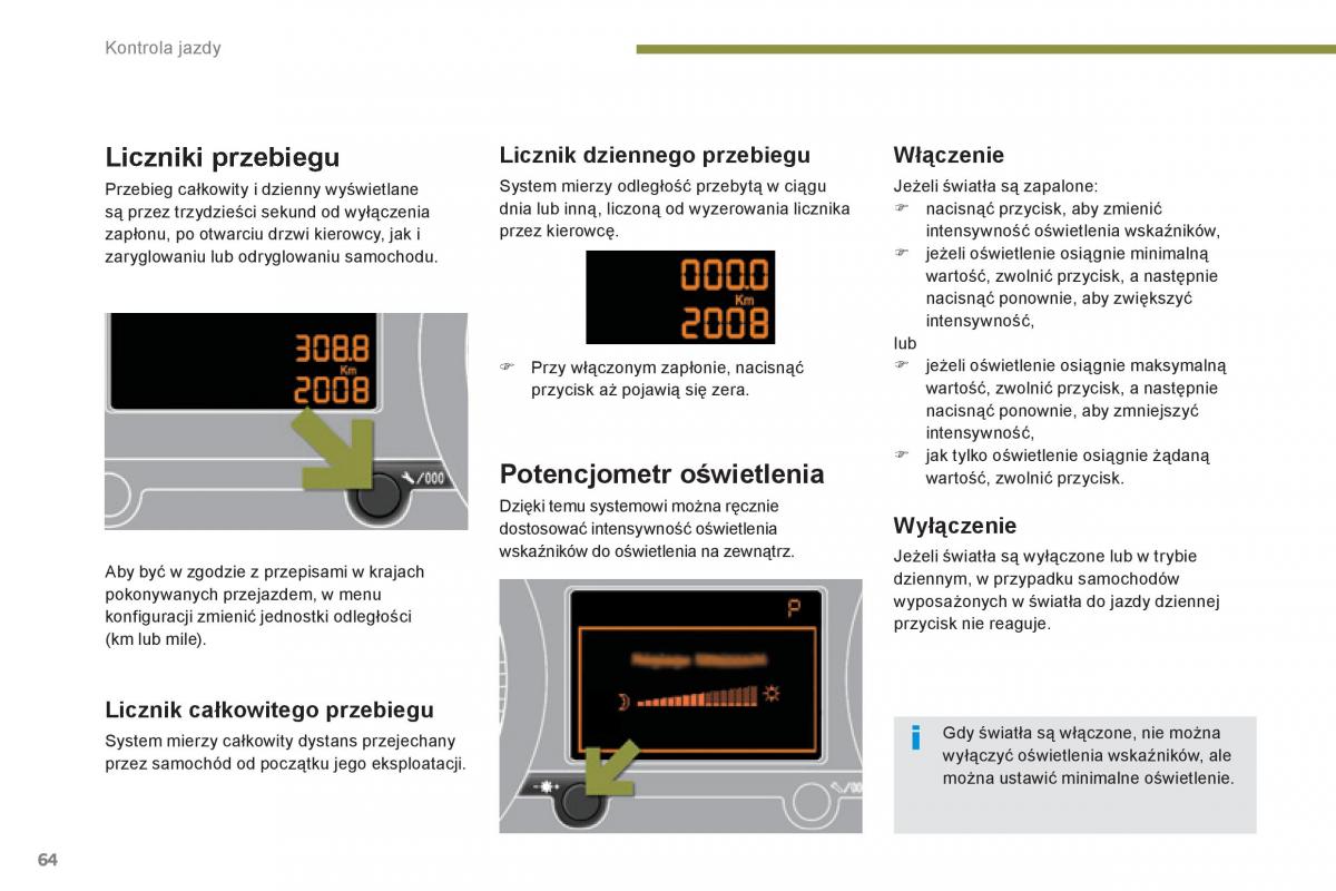 Peugeot 3008 Hybrid instrukcja obslugi / page 66