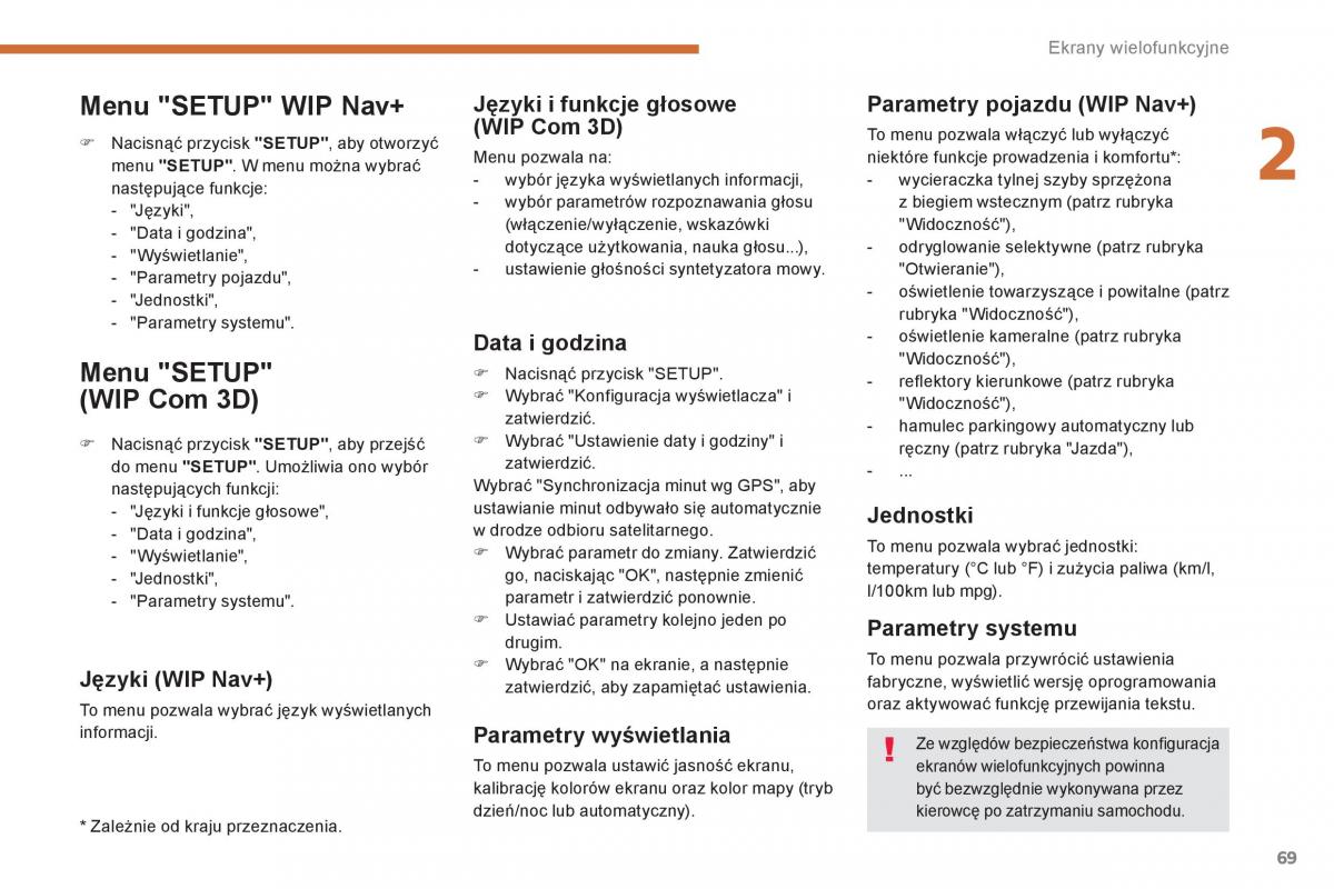 Peugeot 3008 Hybrid instrukcja obslugi / page 71