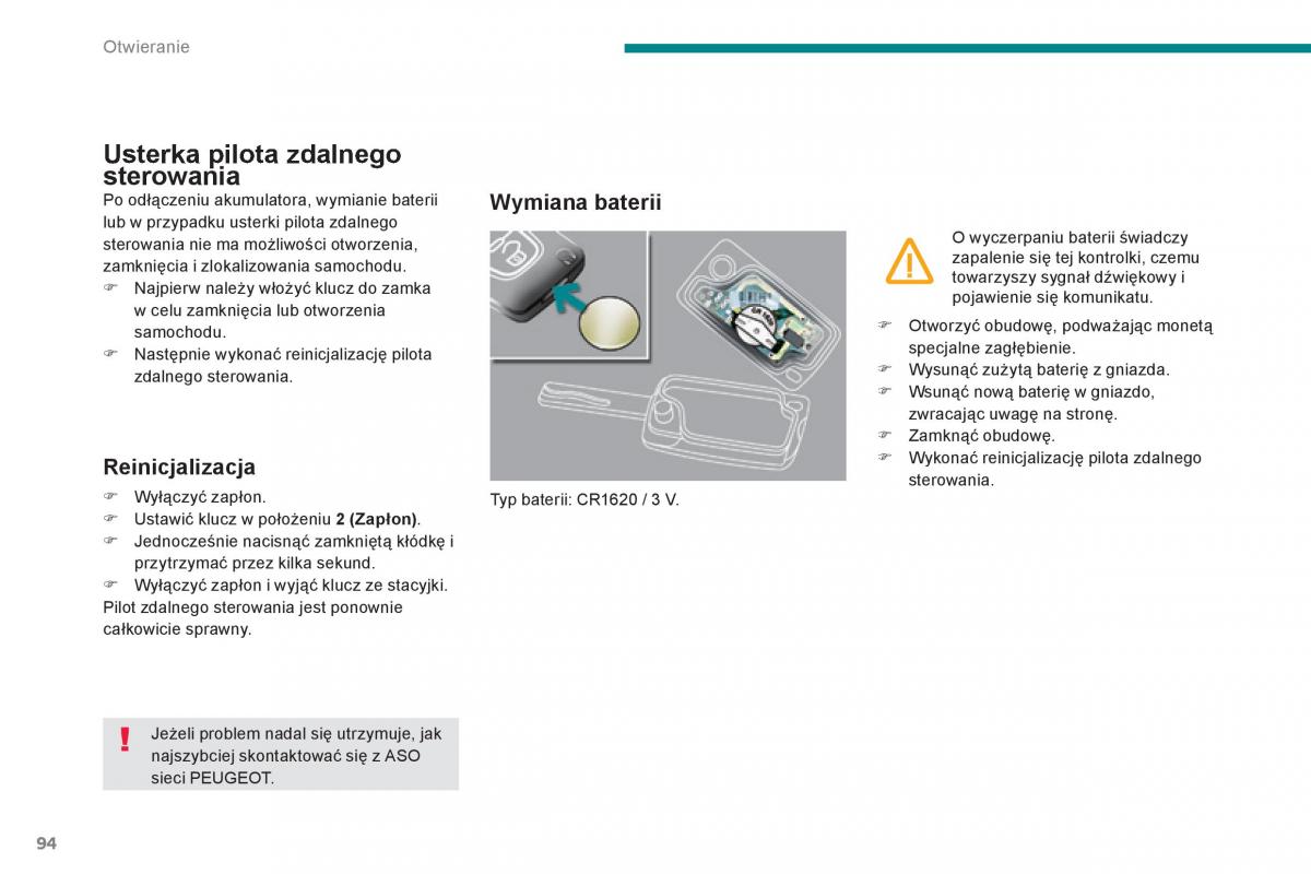 Peugeot 3008 Hybrid instrukcja obslugi / page 96