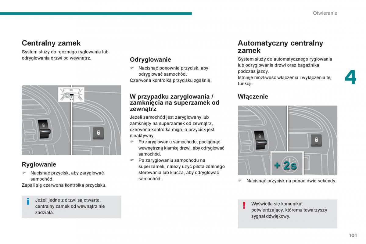 Peugeot 3008 Hybrid instrukcja obslugi / page 103