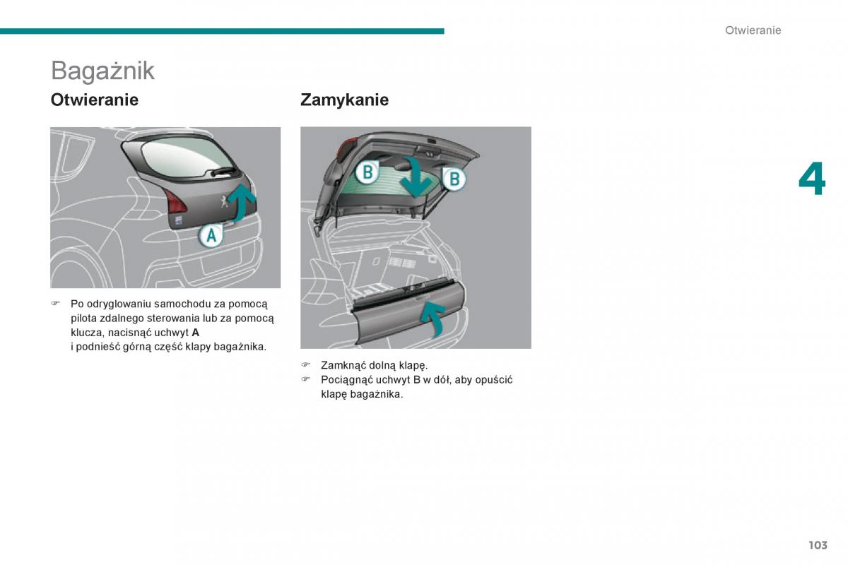 Peugeot 3008 Hybrid instrukcja obslugi / page 105