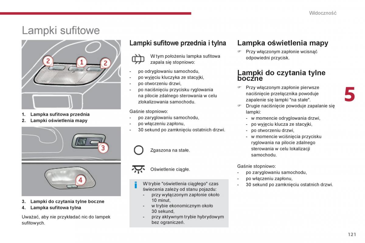 Peugeot 3008 Hybrid instrukcja obslugi / page 123