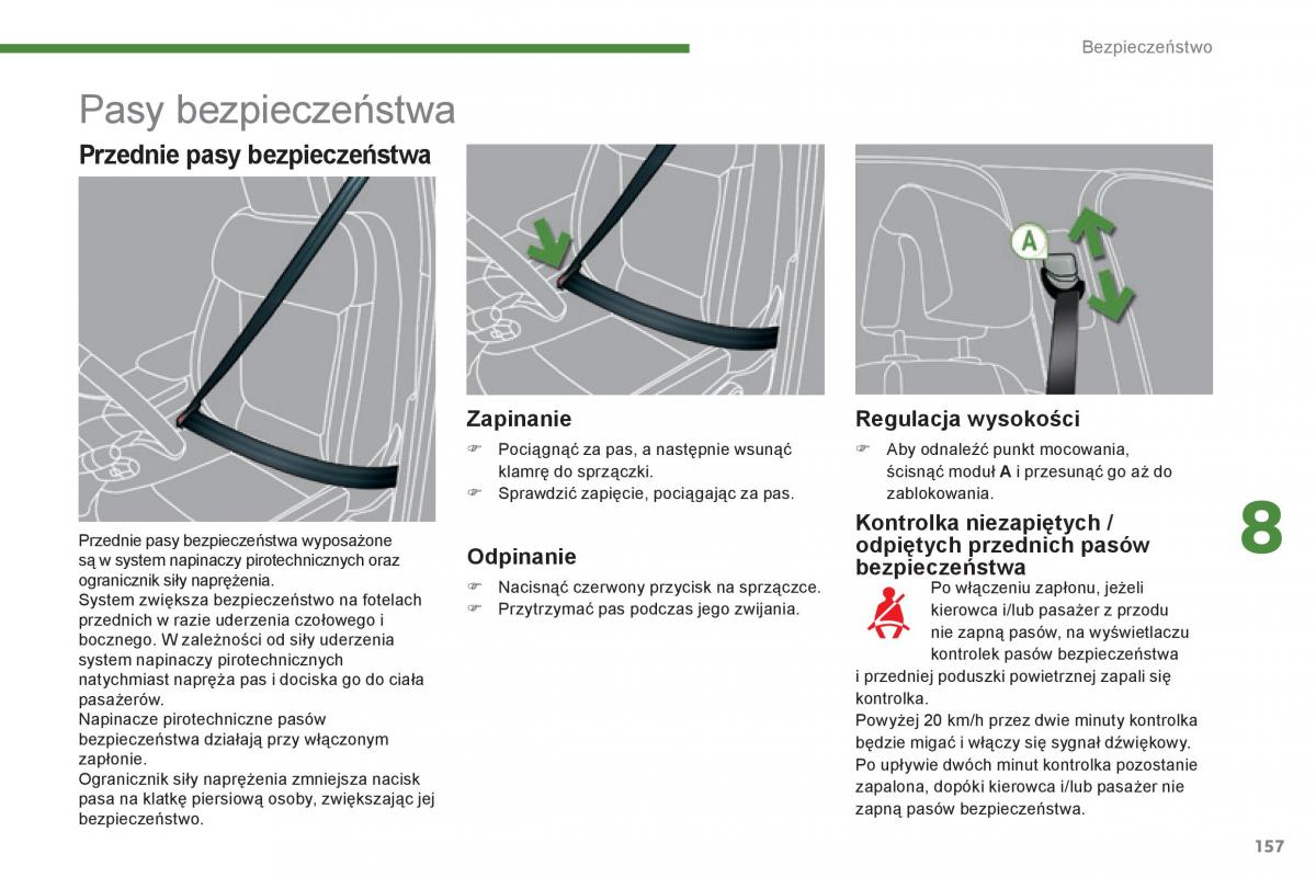 Peugeot 3008 Hybrid instrukcja obslugi / page 159