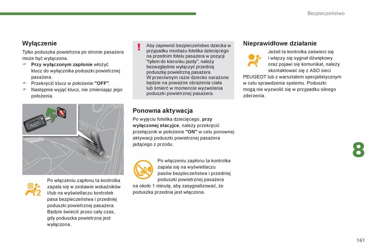 Peugeot 3008 Hybrid instrukcja obslugi / page 163