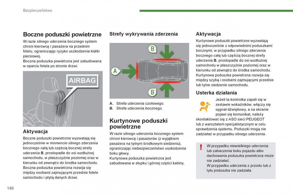 Peugeot 3008 Hybrid instrukcja obslugi / page 164