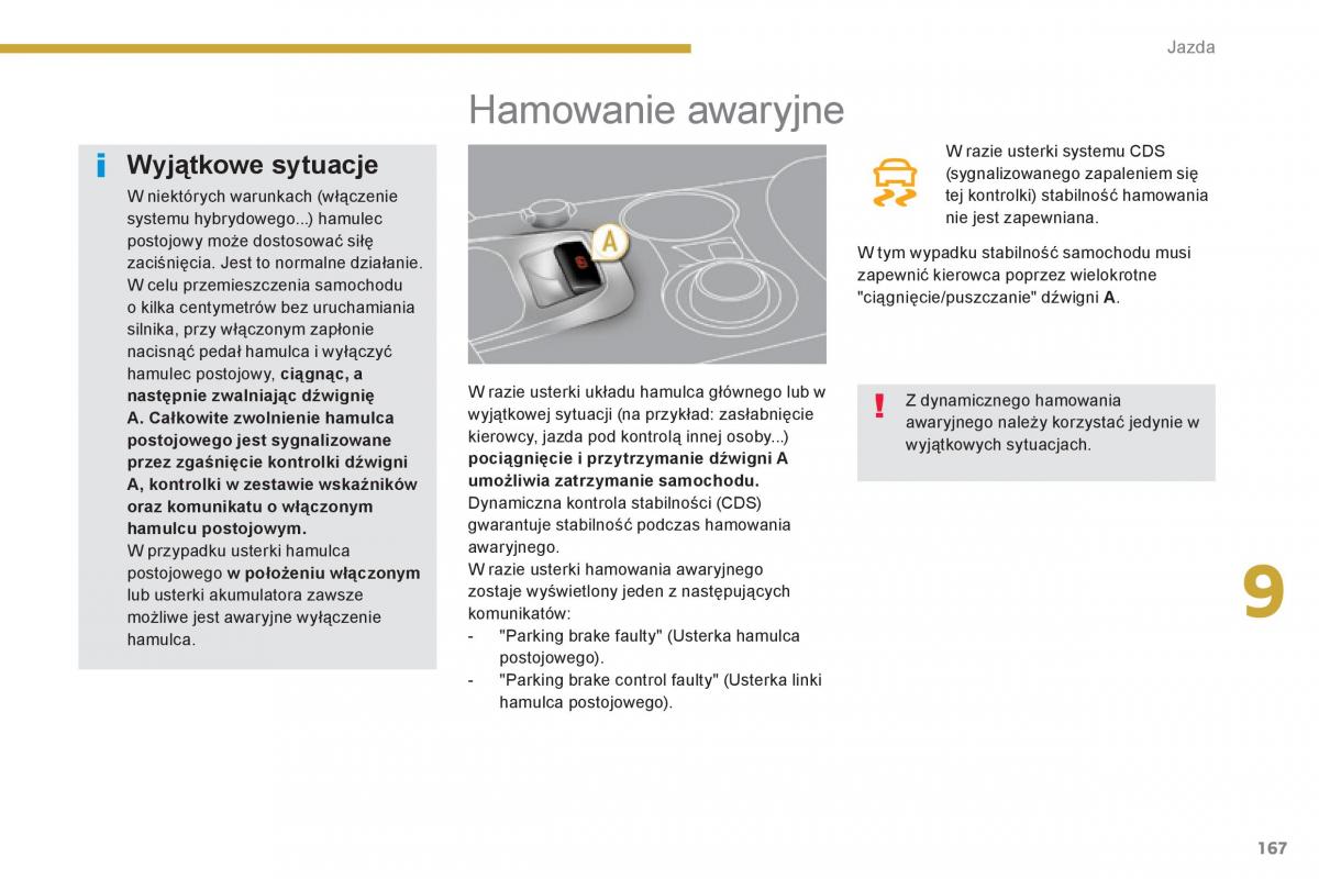 Peugeot 3008 Hybrid instrukcja obslugi / page 169