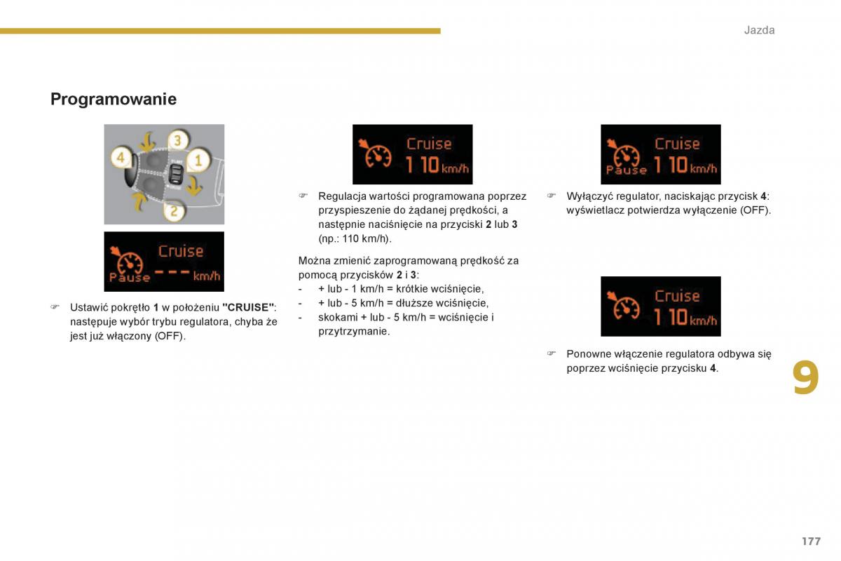 Peugeot 3008 Hybrid instrukcja obslugi / page 179