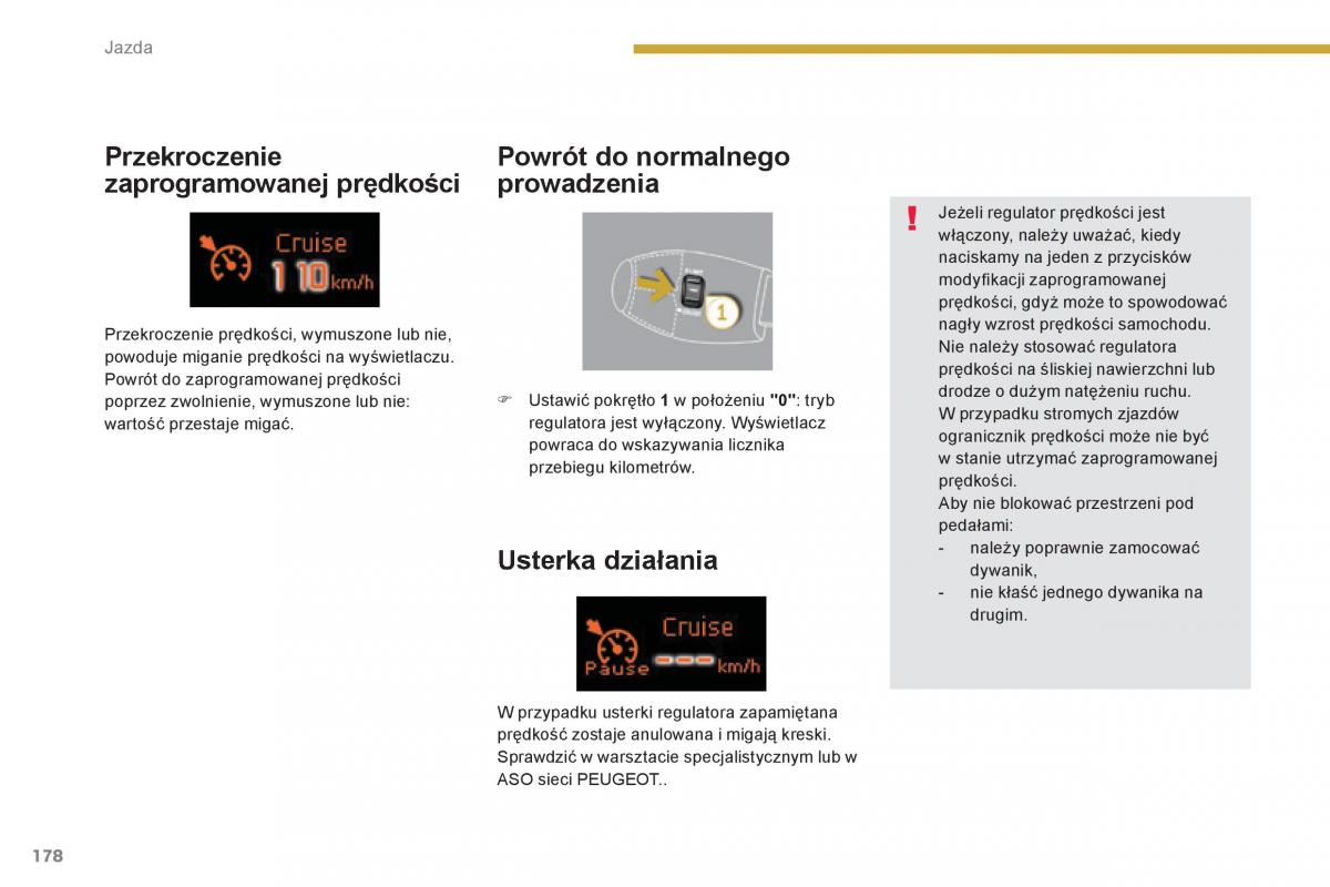 Peugeot 3008 Hybrid instrukcja obslugi / page 180