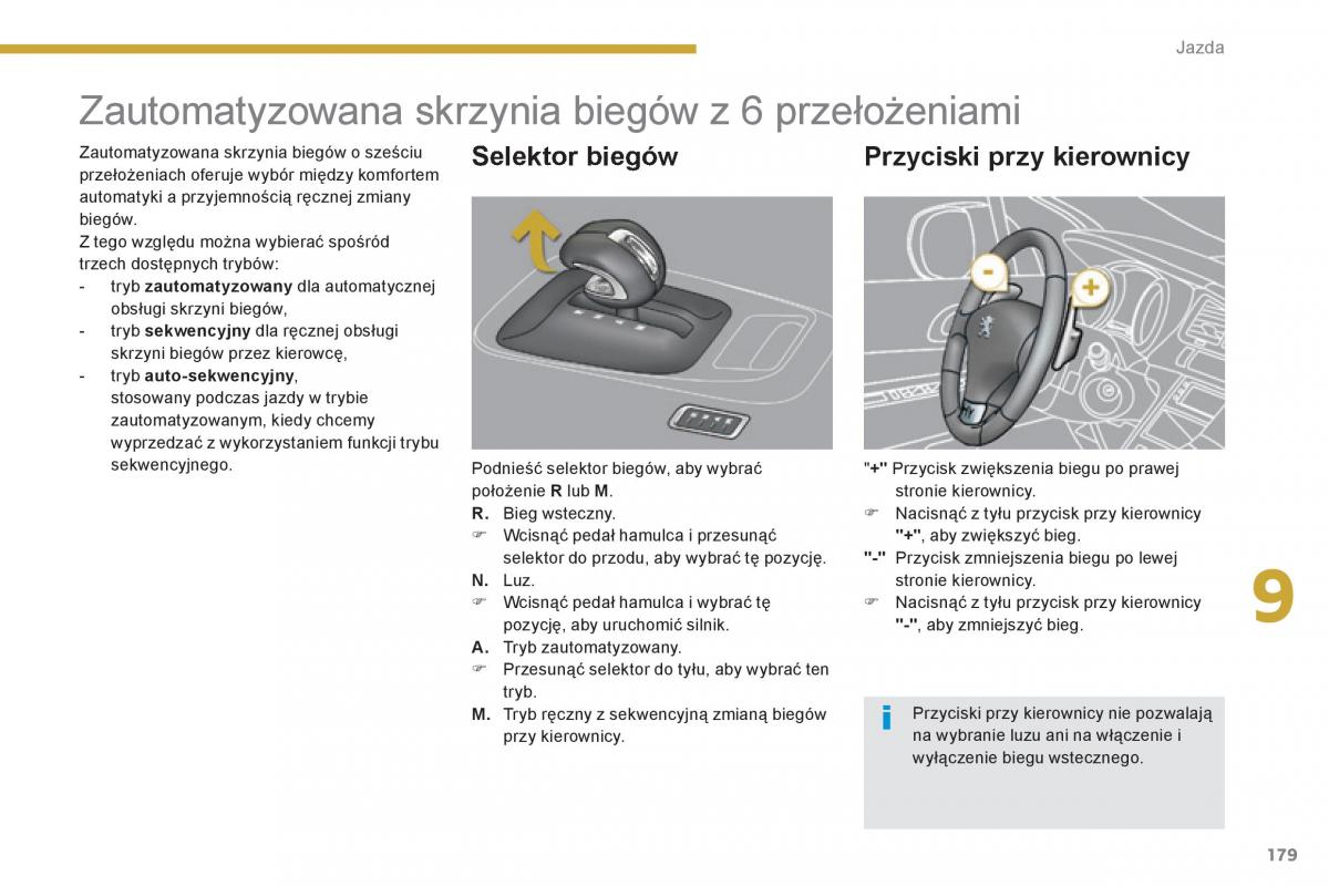 Peugeot 3008 Hybrid instrukcja obslugi / page 181