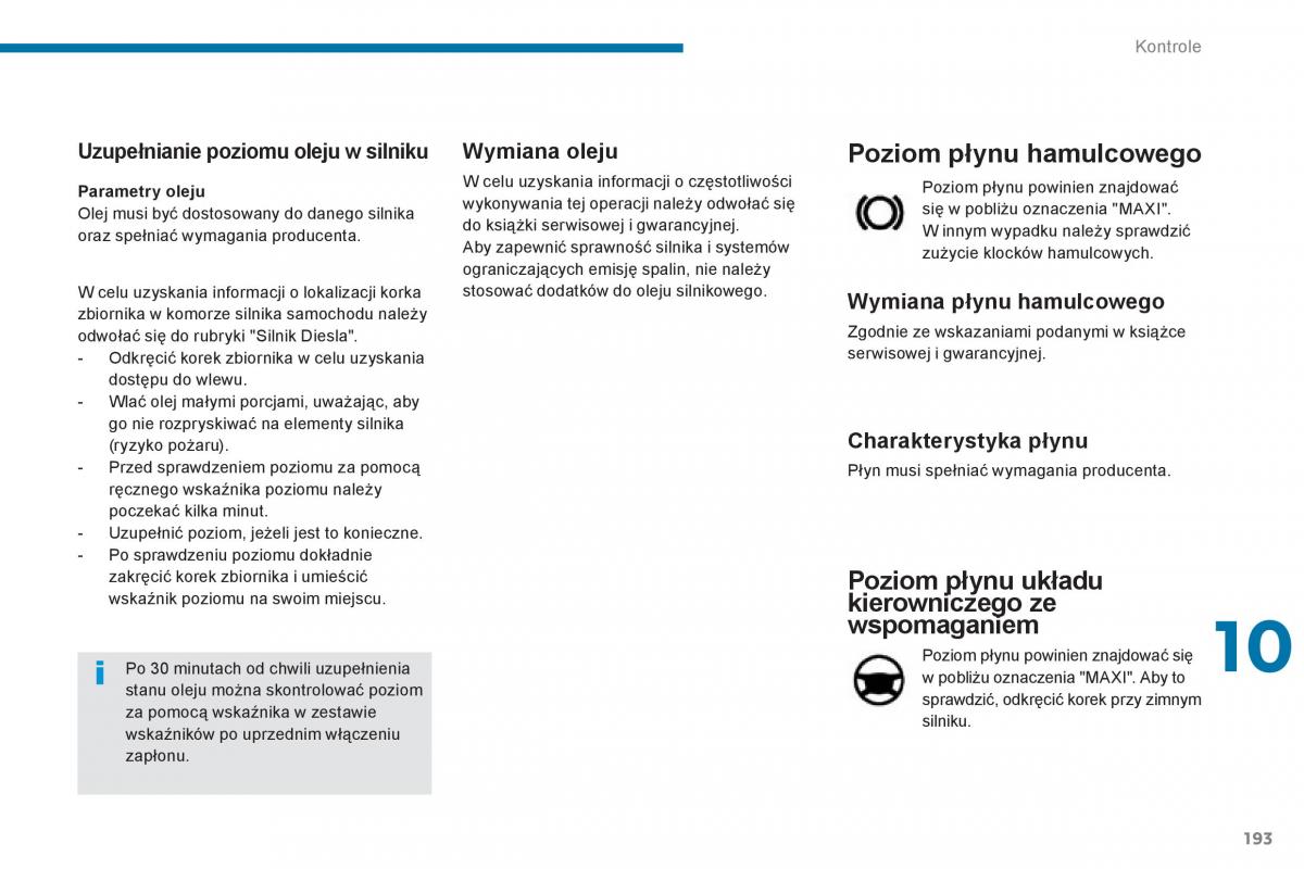 Peugeot 3008 Hybrid instrukcja obslugi / page 195