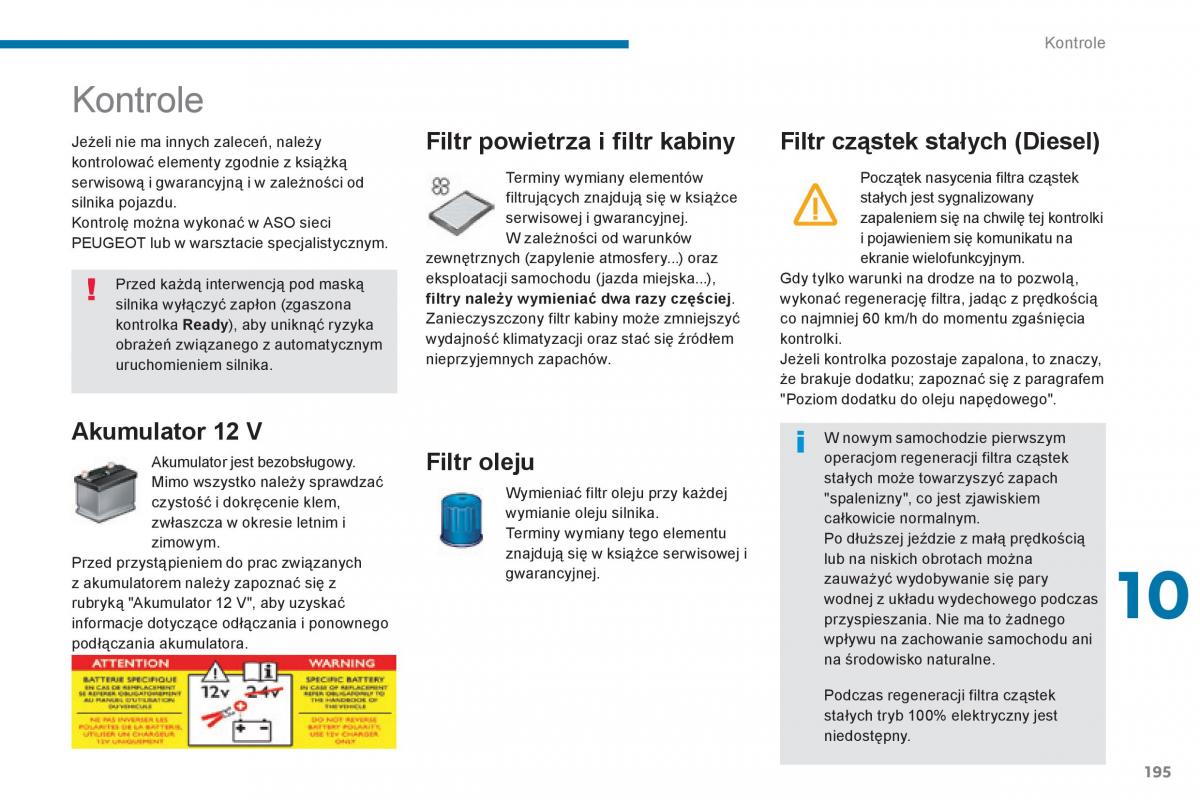 Peugeot 3008 Hybrid instrukcja obslugi / page 197