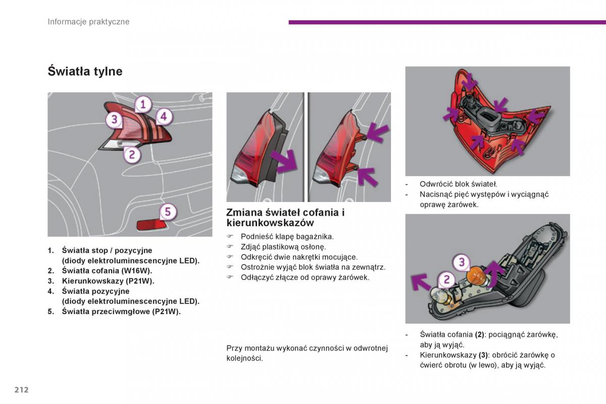 Peugeot 3008 Hybrid instrukcja obslugi / page 214