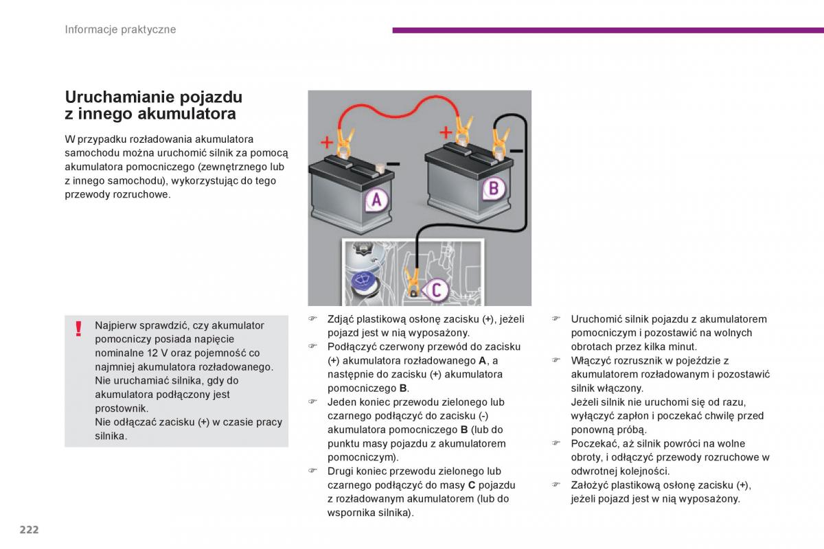 Peugeot 3008 Hybrid instrukcja obslugi / page 224