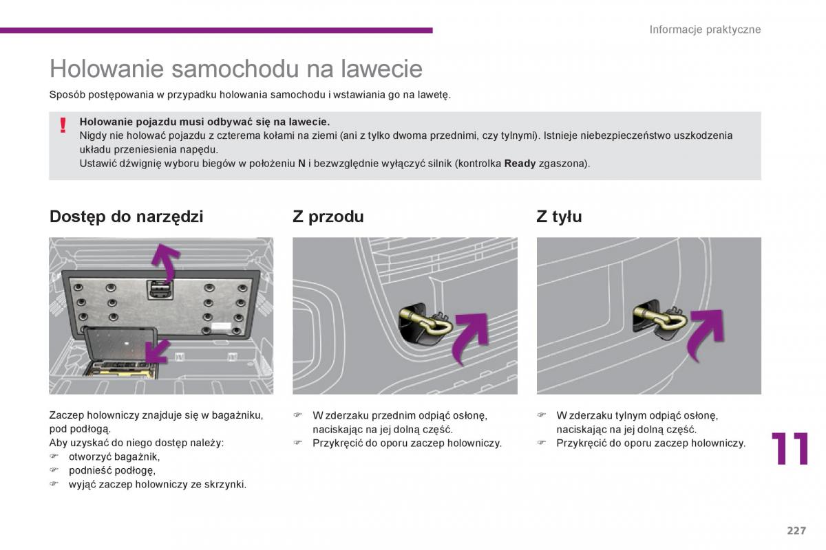 Peugeot 3008 Hybrid instrukcja obslugi / page 229