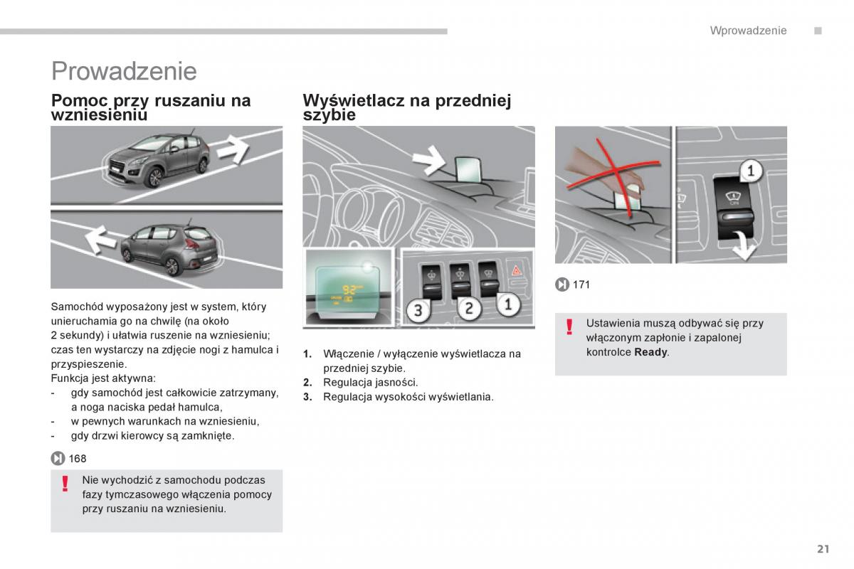 Peugeot 3008 Hybrid instrukcja obslugi / page 23