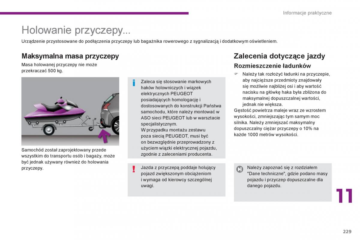 Peugeot 3008 Hybrid instrukcja obslugi / page 231