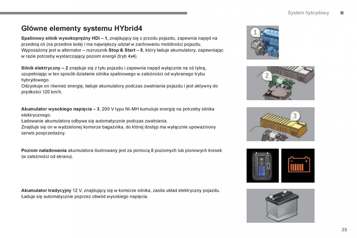 Peugeot 3008 Hybrid instrukcja obslugi / page 27