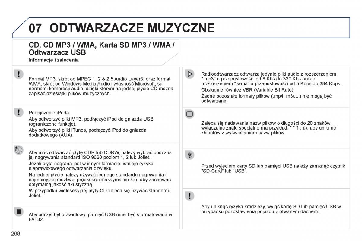 Peugeot 3008 Hybrid instrukcja obslugi / page 270