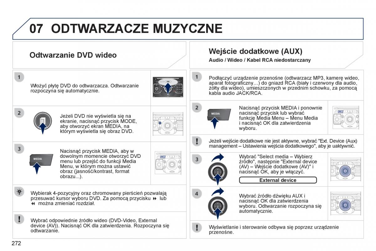 Peugeot 3008 Hybrid instrukcja obslugi / page 274