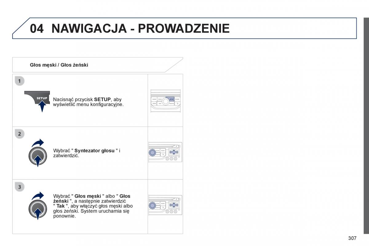 Peugeot 3008 Hybrid instrukcja obslugi / page 309