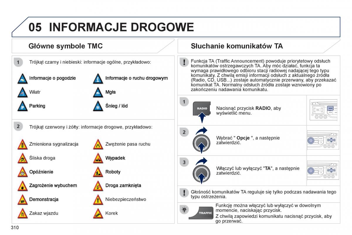 Peugeot 3008 Hybrid instrukcja obslugi / page 312