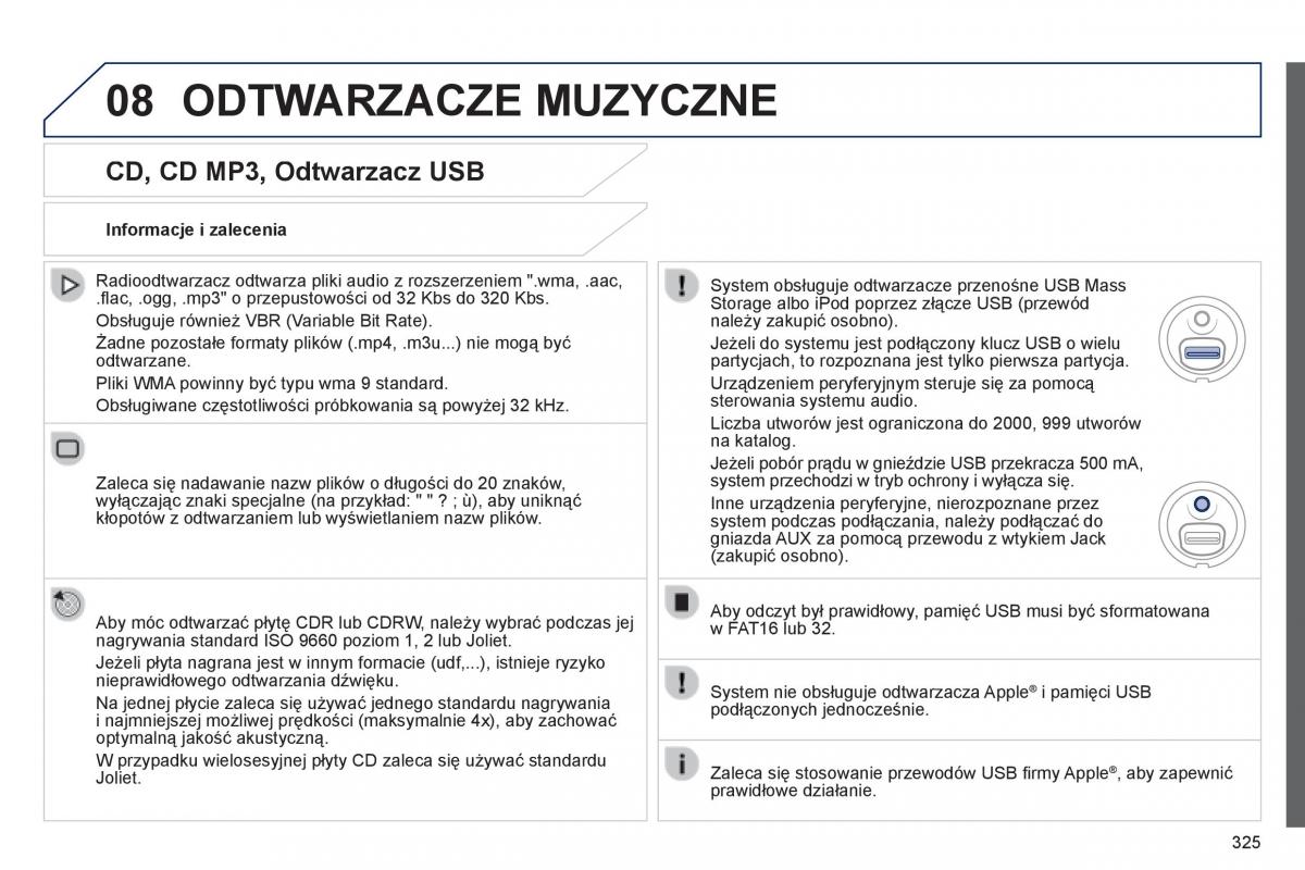 Peugeot 3008 Hybrid instrukcja obslugi / page 327