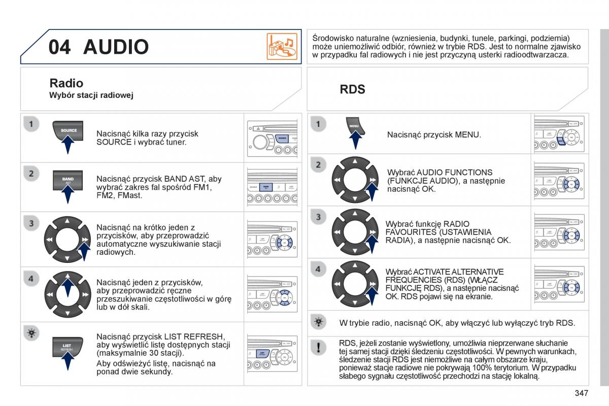 Peugeot 3008 Hybrid instrukcja obslugi / page 349