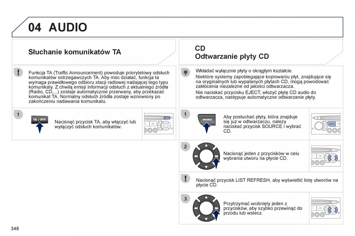 Peugeot 3008 Hybrid instrukcja obslugi / page 350